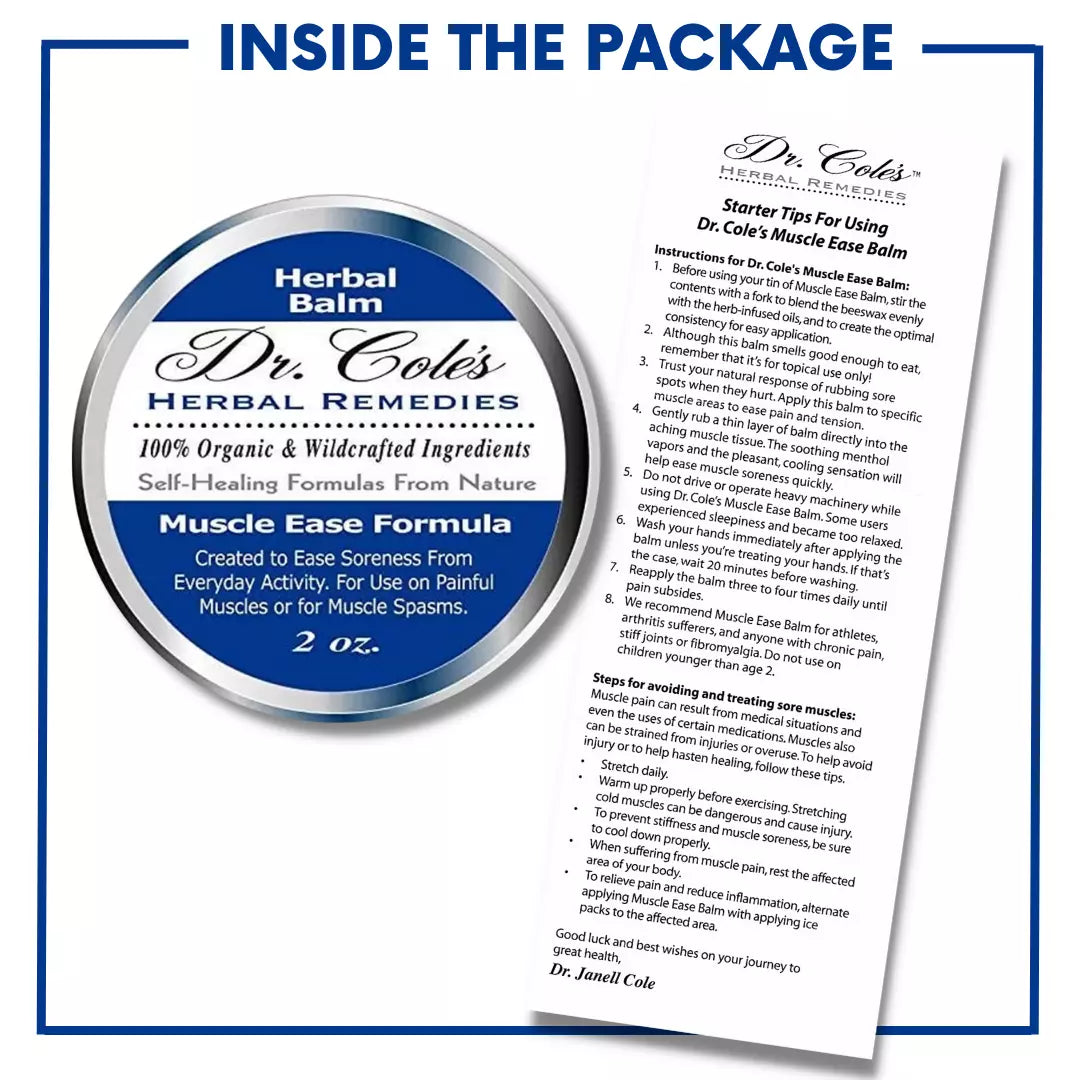 19 - Dr. Cole's Muscle Ease Herbal Balm