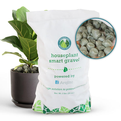 Houseplant Resource Center Smart Gravel - Drainage Rocks for Potted Plants - Rocks for Plants to Prevent Over-Watering - Decorative Rocks for Planters - Stones for Planters - Planter Filler by Houseplant Resource Center