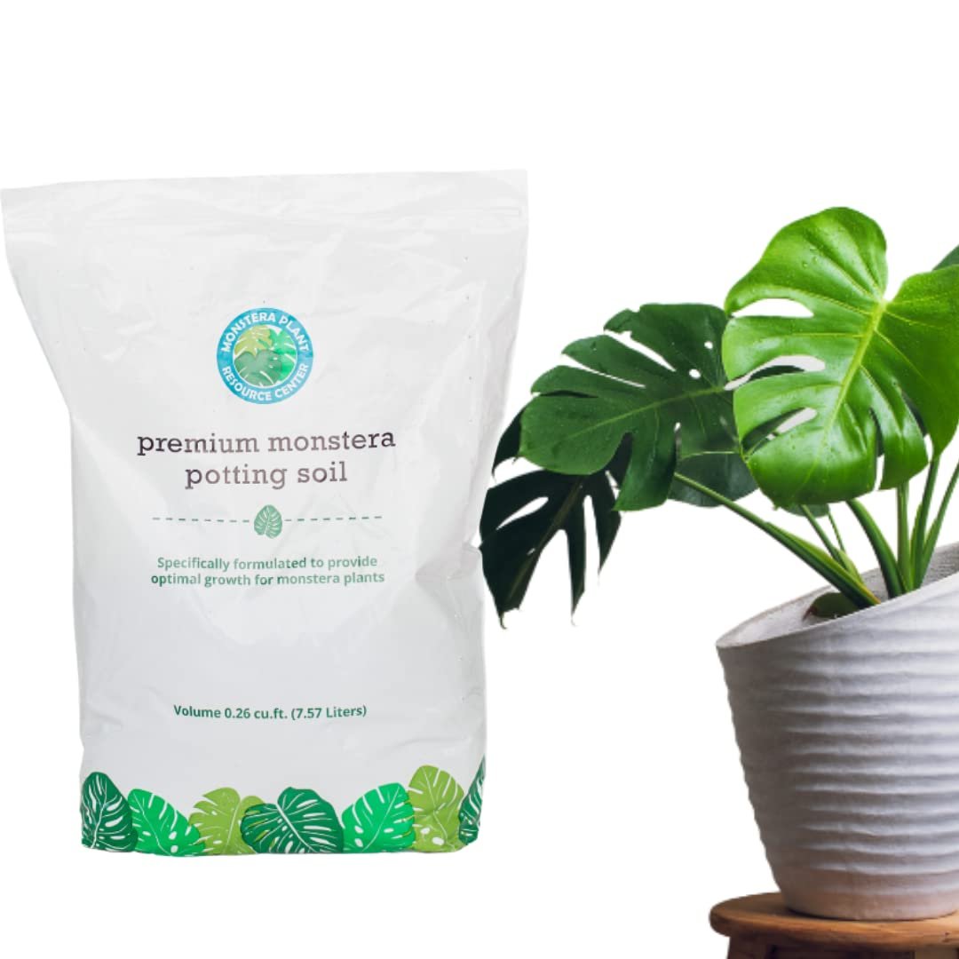 Premium Monstera Potting Soil - Quick Drain Potting Soil for Monstera Deliciosa/Swiss Cheese Plant by Houseplant Resource Center