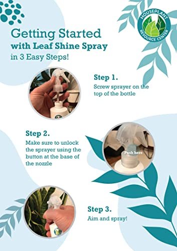 Houseplant Leaf Shine Spray - Leaf Polish, Gloss, and Shine, Perfect for House Plants and Foliage by Houseplant Resource Center