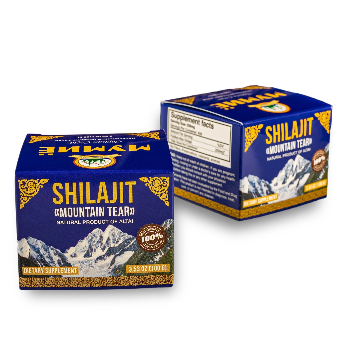 "Mountain Tear" Altai Pure Premium Shilajit Mumijo Resin Siberia 100g (3.4 oz)