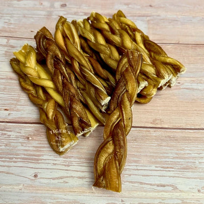 Extra Hard Braided Bully Sticks for Dogs