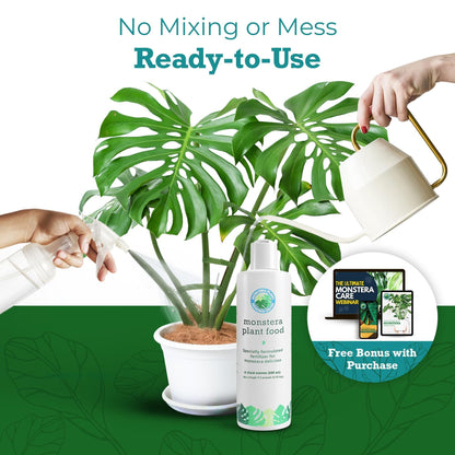 Monstera Plant Food by Houseplant Resource Center | Premium Liquid Fertilizer (5-2-3 NPK) - Ideal for Monstera, Pothos, and Snake Plants (8 Fluid Ounces) by Houseplant Resource Center