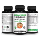 Siberian Green 5 Mushrooms Complex- 60 Vegan Capsules