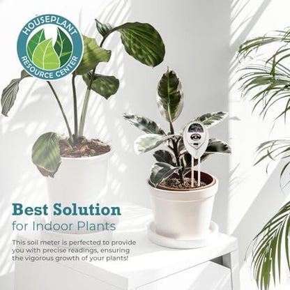 HOUSEPLANT RESOURCE CENTER 3-in-1 Soil Meter Optimize Plant Health with Moisture, Light & pH Testing by Houseplant Resource Center