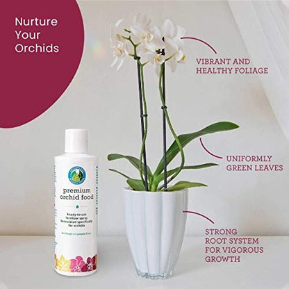 Orchid Food Fertilizer Spray by Houseplant Resource Center | Liquid Fertilizer Mist Designed for Orchids (8 Fluid Ounces) by Houseplant Resource Center