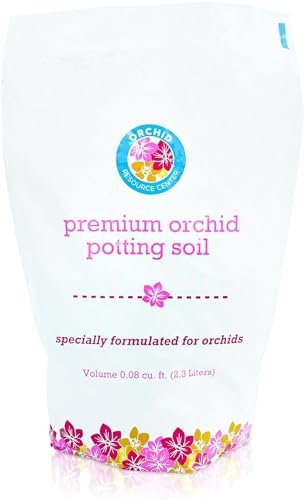 Houseplant Resource Center Orchid Soil Mix - Premium Potting Blend - Fast Draining, Non-Toxic, Nutrient-Rich, Sustainable - Ideal for Repotting Indoor Orchids - USA-Made - 1 Bag by Houseplant Resource Center