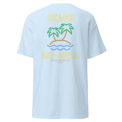 Embroidered Beach and Chill Classic Tee