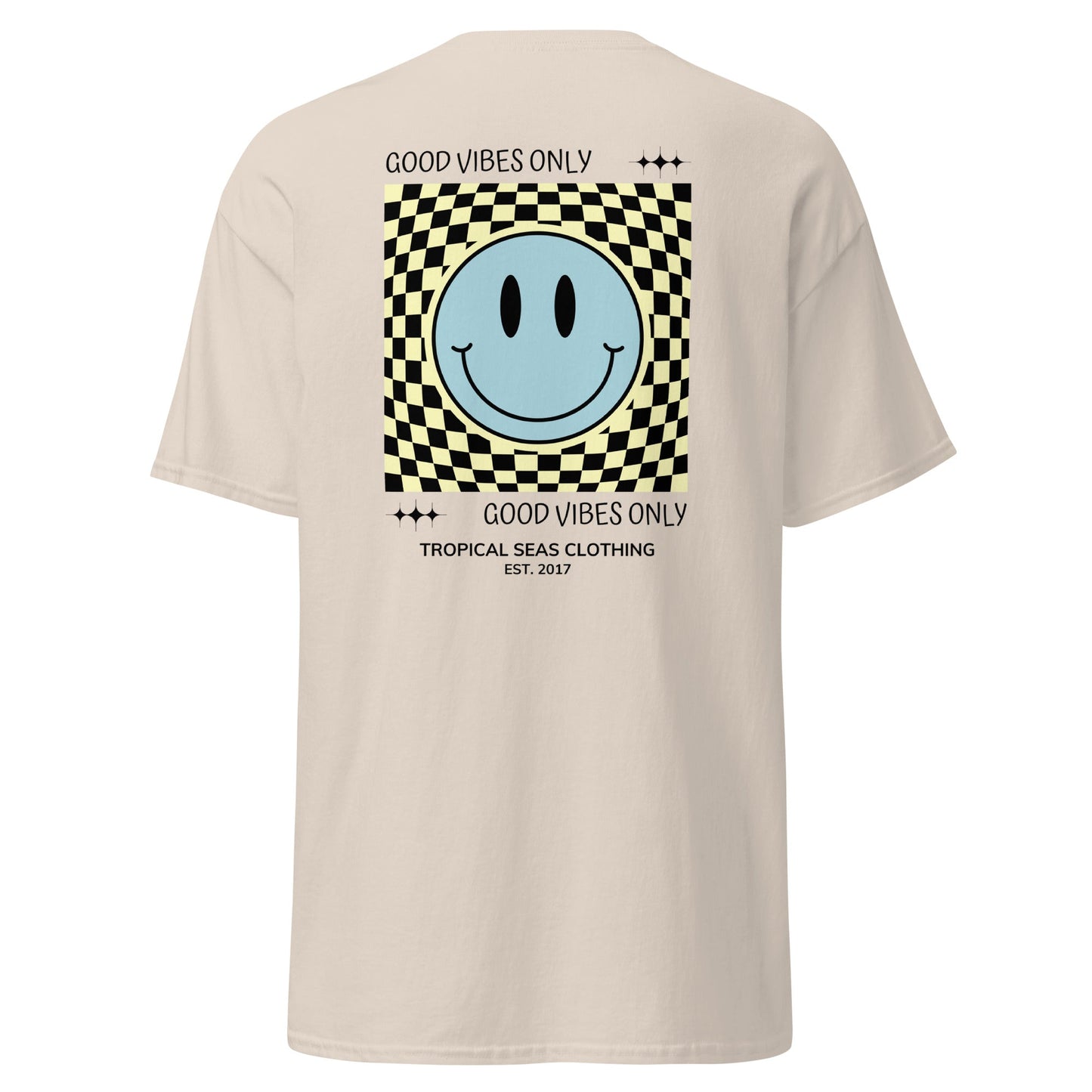 Men's Good Vibes Smiley Face classic tee