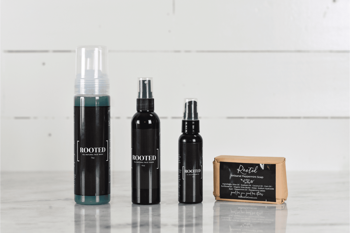 Men's Premium Skincare Bundle by Rooted For Good