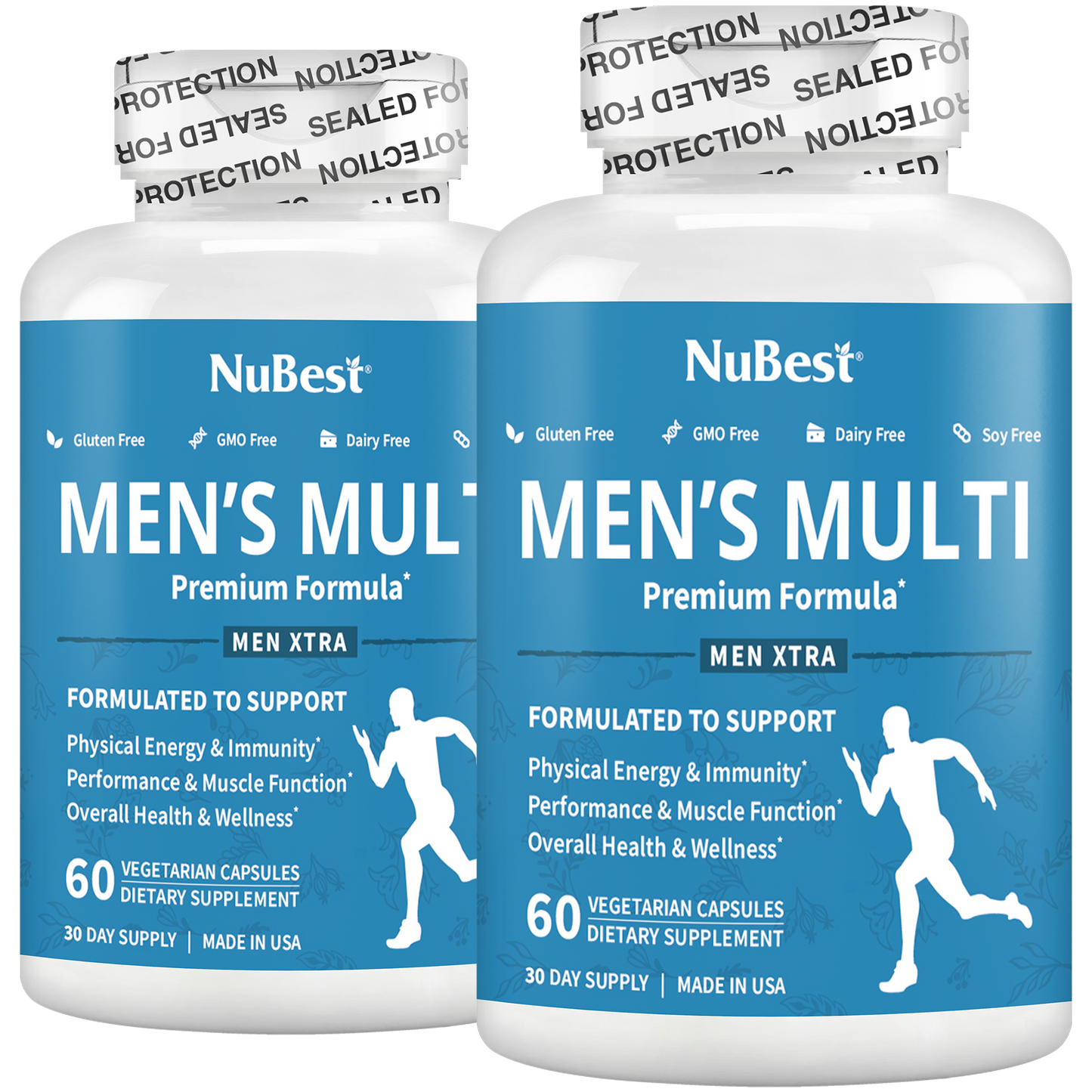 Men's Multi, Men Xtra, Energy, Immunity & Health Boost, 60 Vegan Capsules by NuBest Nutrition®