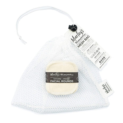 Mesh Laundry Bag & Facial Rounds Set