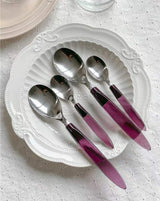 Meteor Flatware Set of 16 Pcs ( $3.5 Each ) - Sleek Modern Cutlery Silverware Set