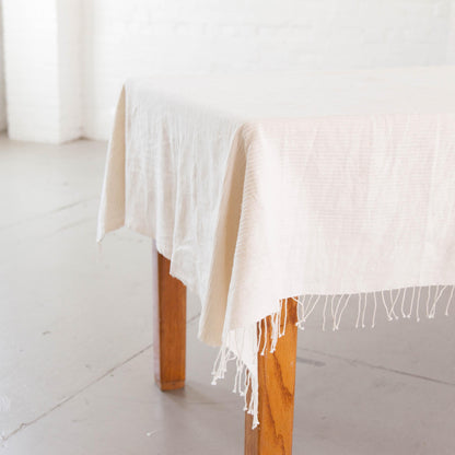 Riviera Cotton Tablecloth - 50x50 by Creative Women