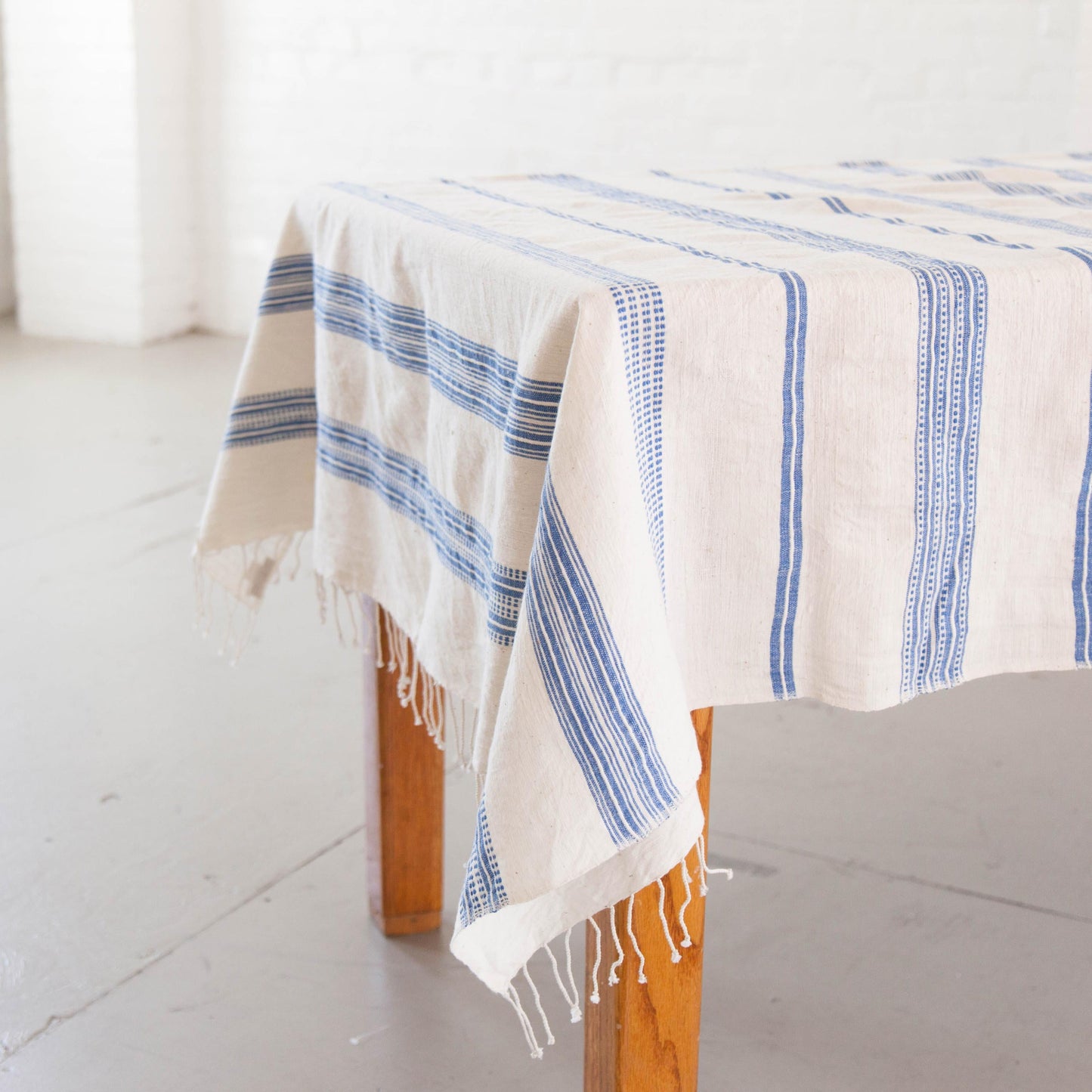 Aden Cotton Tablecloth 50x50 by Creative Women