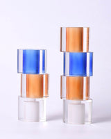 Modern Crystal Nugget Vase, Contemporary Table Setting Centrepieces