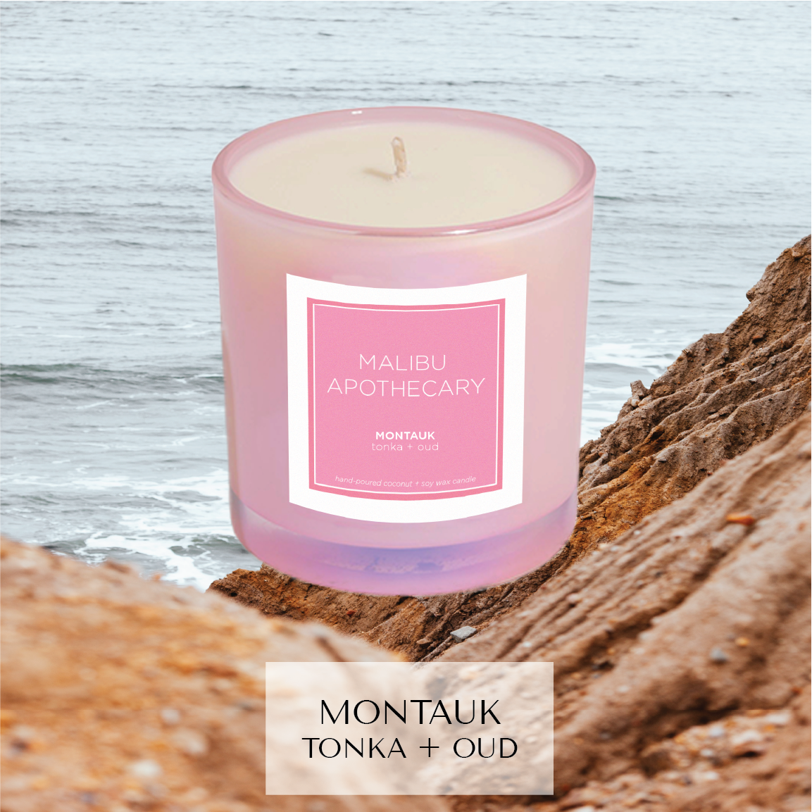 Iridescent Pink Candle