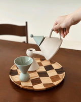 Morandi Ceramic Tea Set Gift Box - Nordic Handmade Cute Teapot & Tea Cups Set of 3 Pcs ( $26.6 Each )