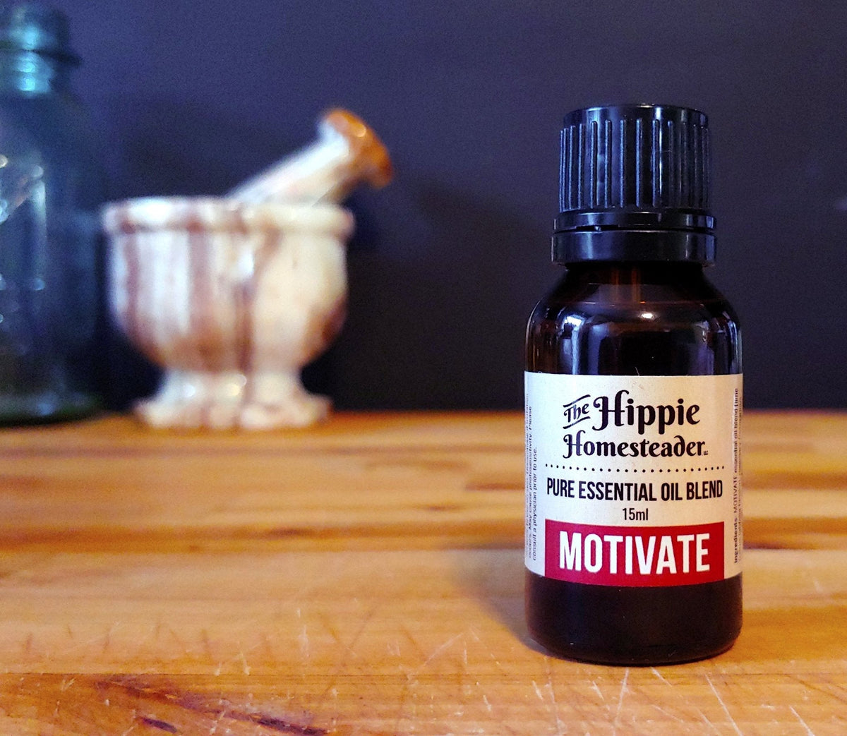 MOTIVATE Pure Essential Oil Blend by The Hippie Homesteader, LLC