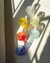 Mouth Blown Colored Monochrome Spot Tumbler Set of 6 ( $16.6 Each )