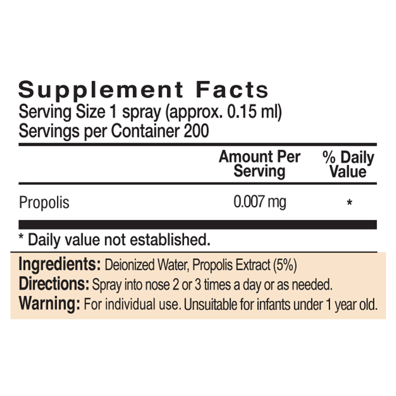 Natural Propolis Nasal Spray