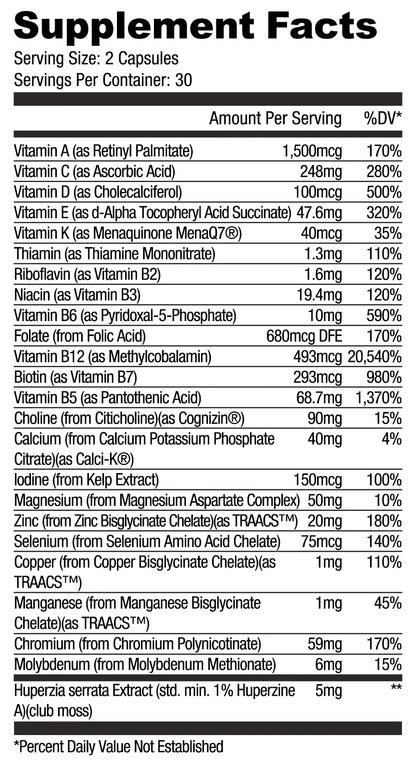 Ryse VitaFocus Multi-Vitamin