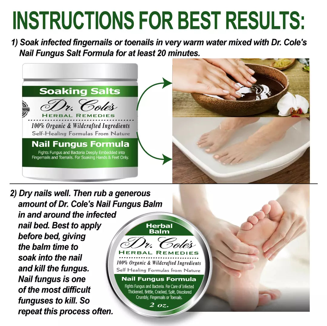 13 - Dr. Cole's Organic Nail Fungus Salts Formula