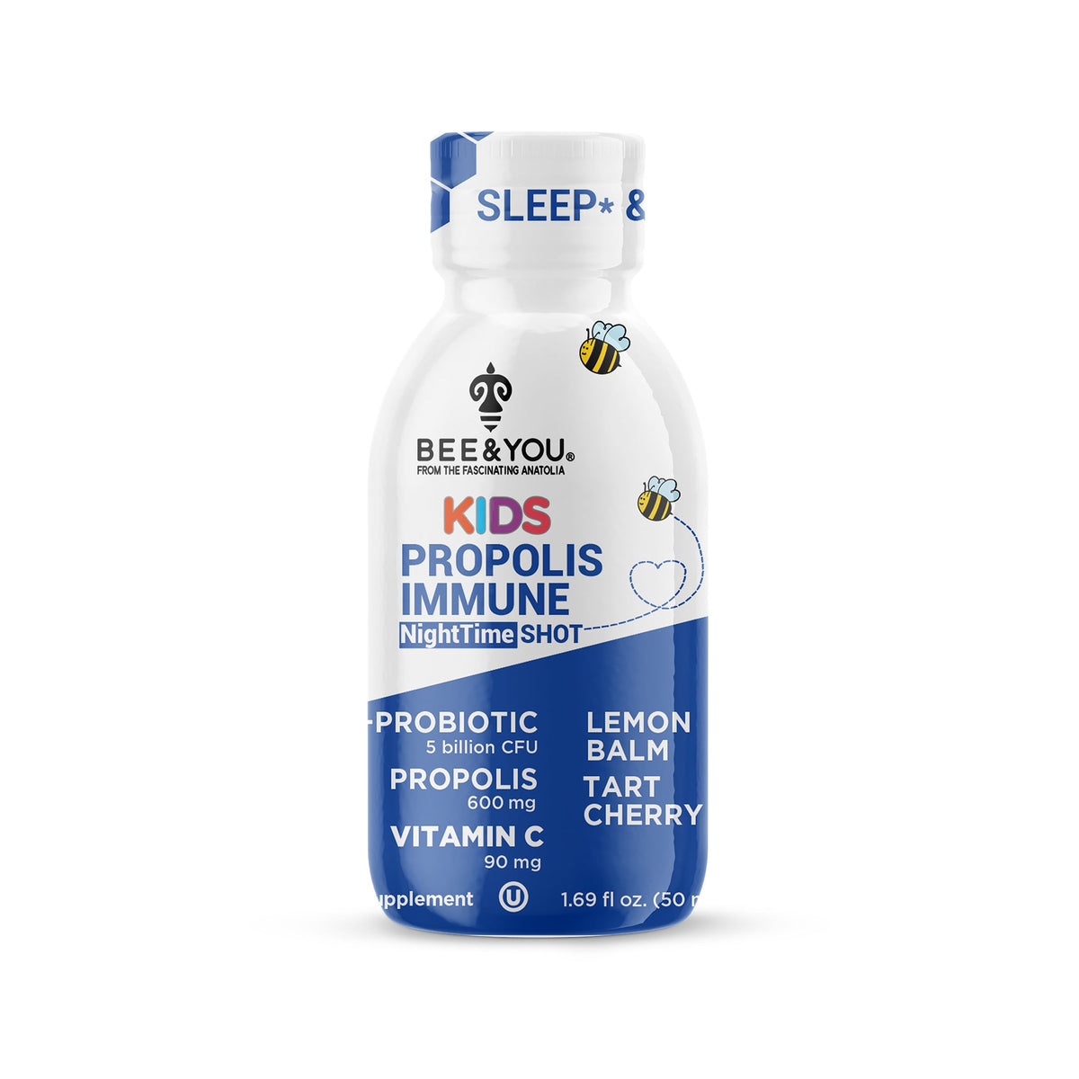 Kids Propolis Immune NightTime Shot - Probiotic, 50 ml