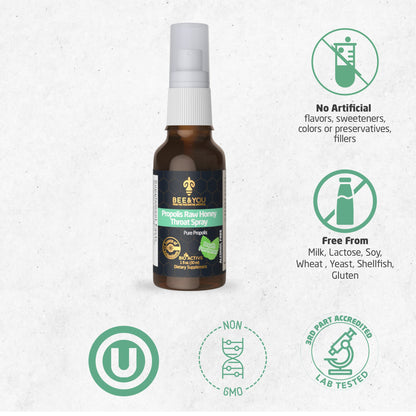 Propolis+Raw Honey Throat Spray