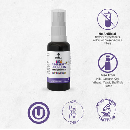 Elderberry+Propolis Kids Daily Throat Spray