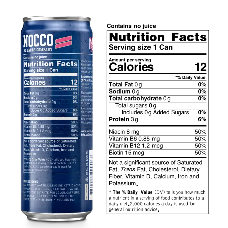 NOCCO BCAA Energy Drink