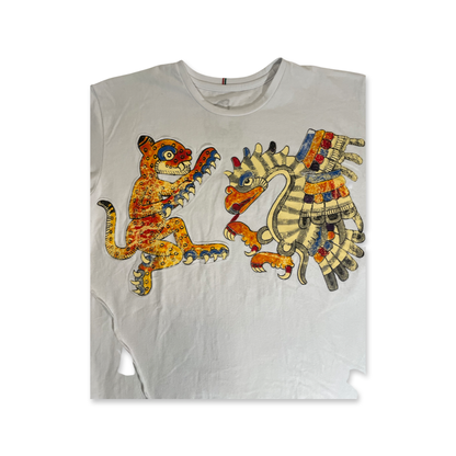 Ocelot & Cuauhtli T-Shirt, White