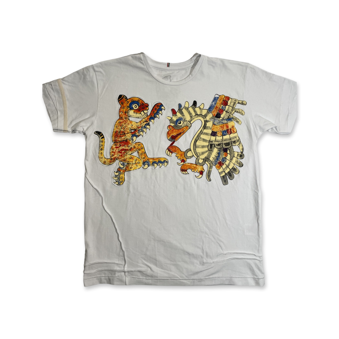 Ocelot & Cuauhtli T-Shirt, White