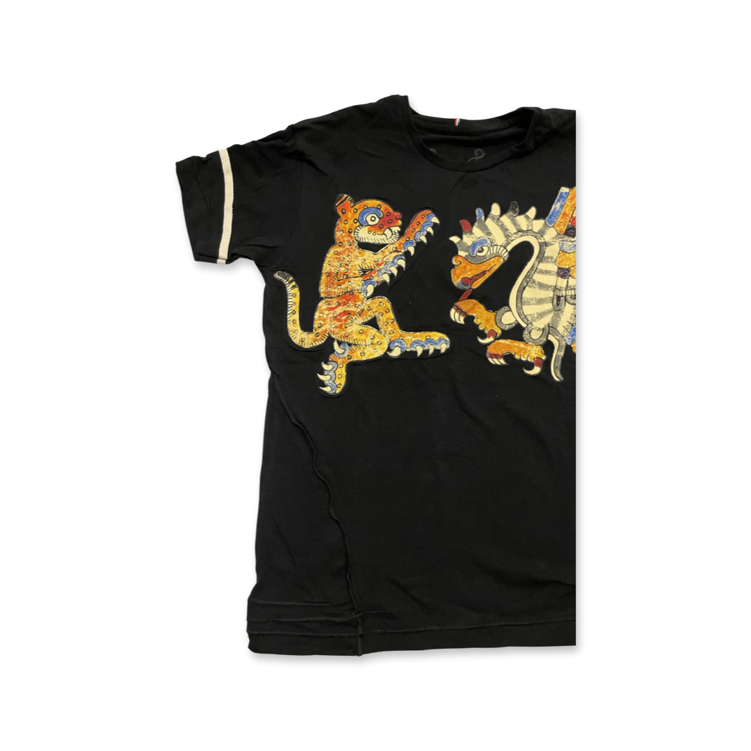 Ocelot & Cuauhtli T-Shirt, Black