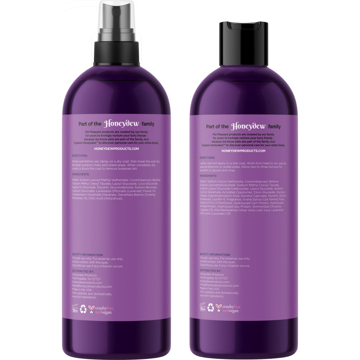 Pet Shampoo & Spray Set