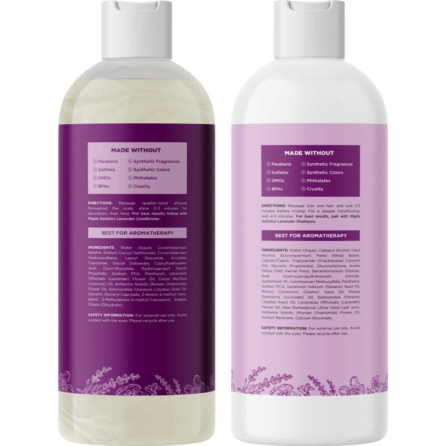 Lavender Shampoo and Conditioner Set