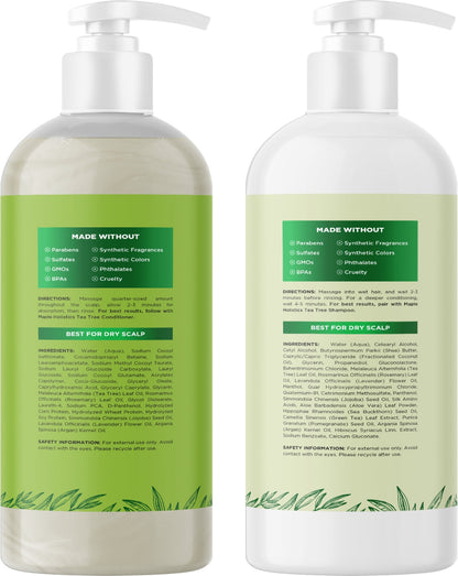 Tea Tree Shampoo and Conditioner Set