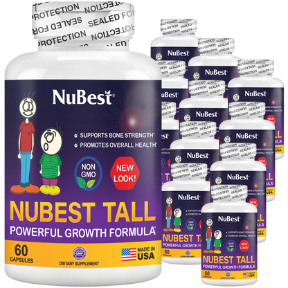 NuBest Tall, Powerful Growth for Kids & Teens (5+), Non-Milk Drinkers, 60 Capsules by NuBest Nutrition®