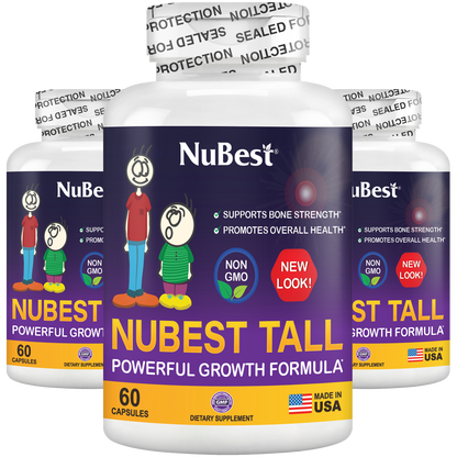 NuBest Tall, Powerful Growth for Kids & Teens (5+), Non-Milk Drinkers, 60 Capsules by NuBest Nutrition®