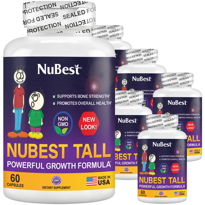 NuBest Tall, Powerful Growth for Kids & Teens (5+), Non-Milk Drinkers, 60 Capsules by NuBest Nutrition®