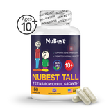 NuBest Tall 10+, Powerful Growth for Kids & Teens (10+), Milk Drinkers, 60 Capsules by NuBest Nutrition®
