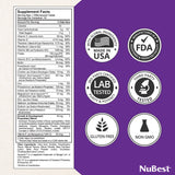 NuBest Tall Fizzy, Effervescent Tablets for Ages 4+, Orange Flavor, 10 Servings by NuBest Nutrition®