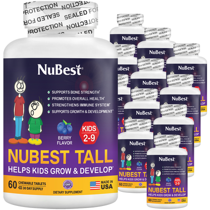 NuBest Tall Kids, Multivitamins, Berry Flavor, Ages 2-9, 60 Chewables by NuBest Nutrition®