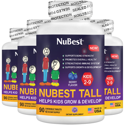 NuBest Tall Kids, Multivitamins, Berry Flavor, Ages 2-9, 90 Chewables by NuBest Nutrition®