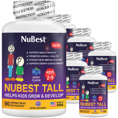 NuBest Tall Kids, Multivitamins, Berry Flavor, Ages 2-9, 90 Chewables by NuBest Nutrition®