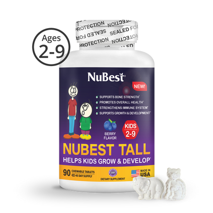 NuBest Tall Kids, Multivitamins, Berry Flavor, Ages 2-9, 90 Chewables by NuBest Nutrition®