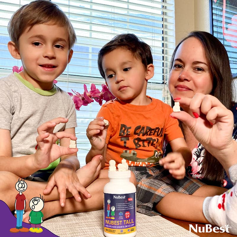 NuBest Tall Kids, Multivitamins, Berry Flavor, Ages 2-9, 90 Chewables by NuBest Nutrition®