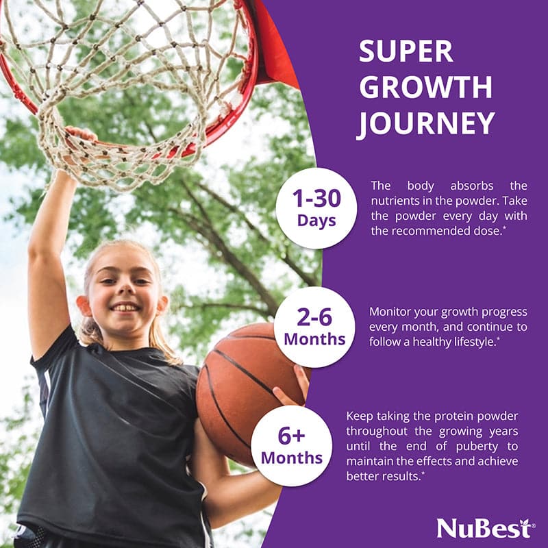 NuBest Tall Protein Vanilla Shake for Kids Ages 4+, 10 Vegan Servings by NuBest Nutrition®