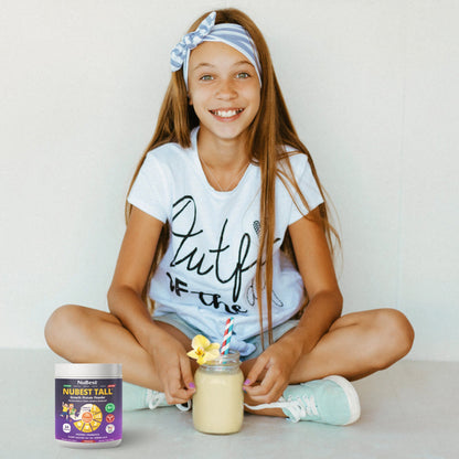 NuBest Tall Protein Vanilla Shake for Kids Ages 4+, 10 Vegan Servings by NuBest Nutrition®