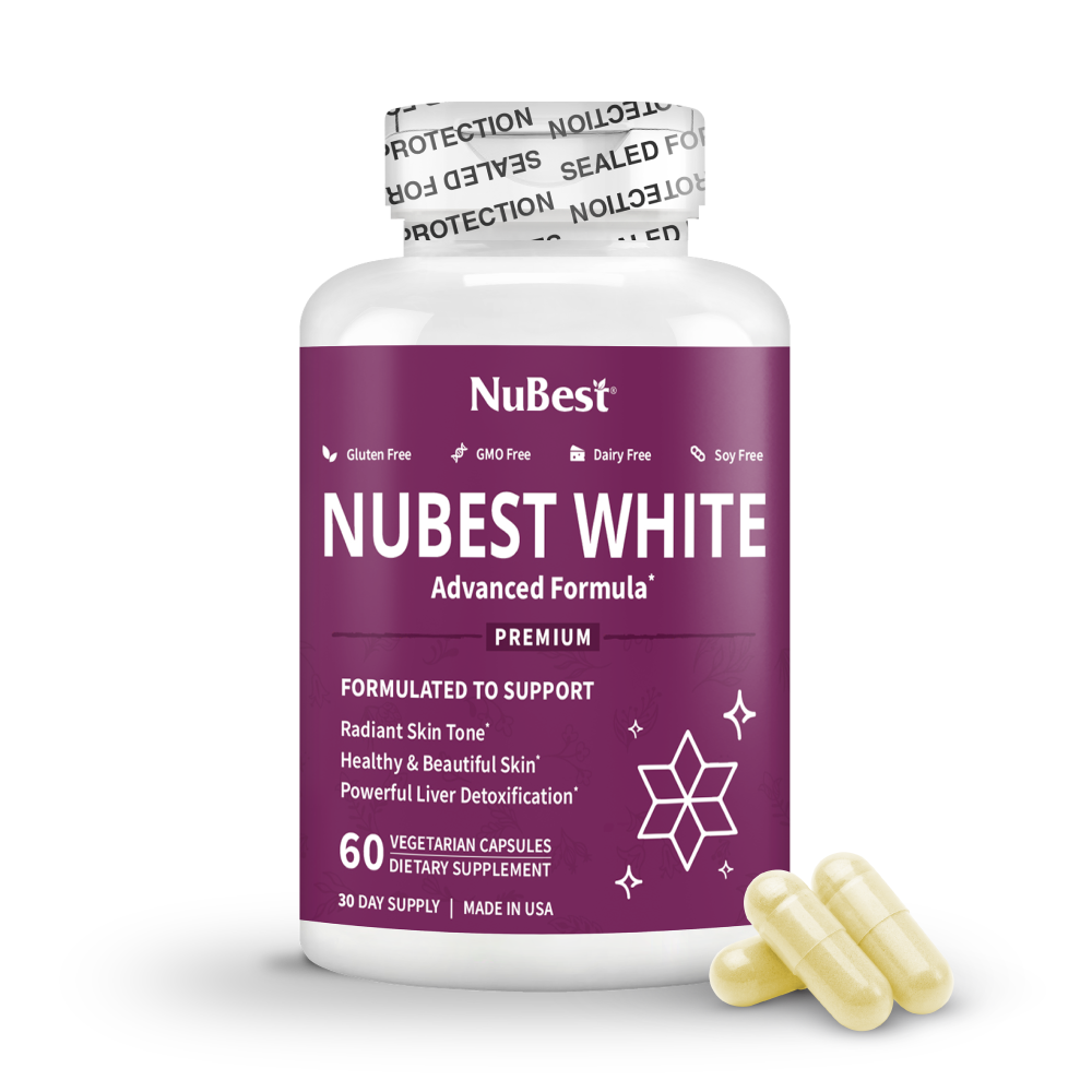 NuBest White, Skin Brightening Formula, 60 Vegan Capsules by NuBest Nutrition®